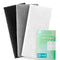 2 Pieces Exfoliating Washcloth Shower Towel African Net Sponge Japanese Wash Cloth Face Exfoliating Sponge Loofah Exfoliating Body Scrubber for Body Exfoliation (Black)